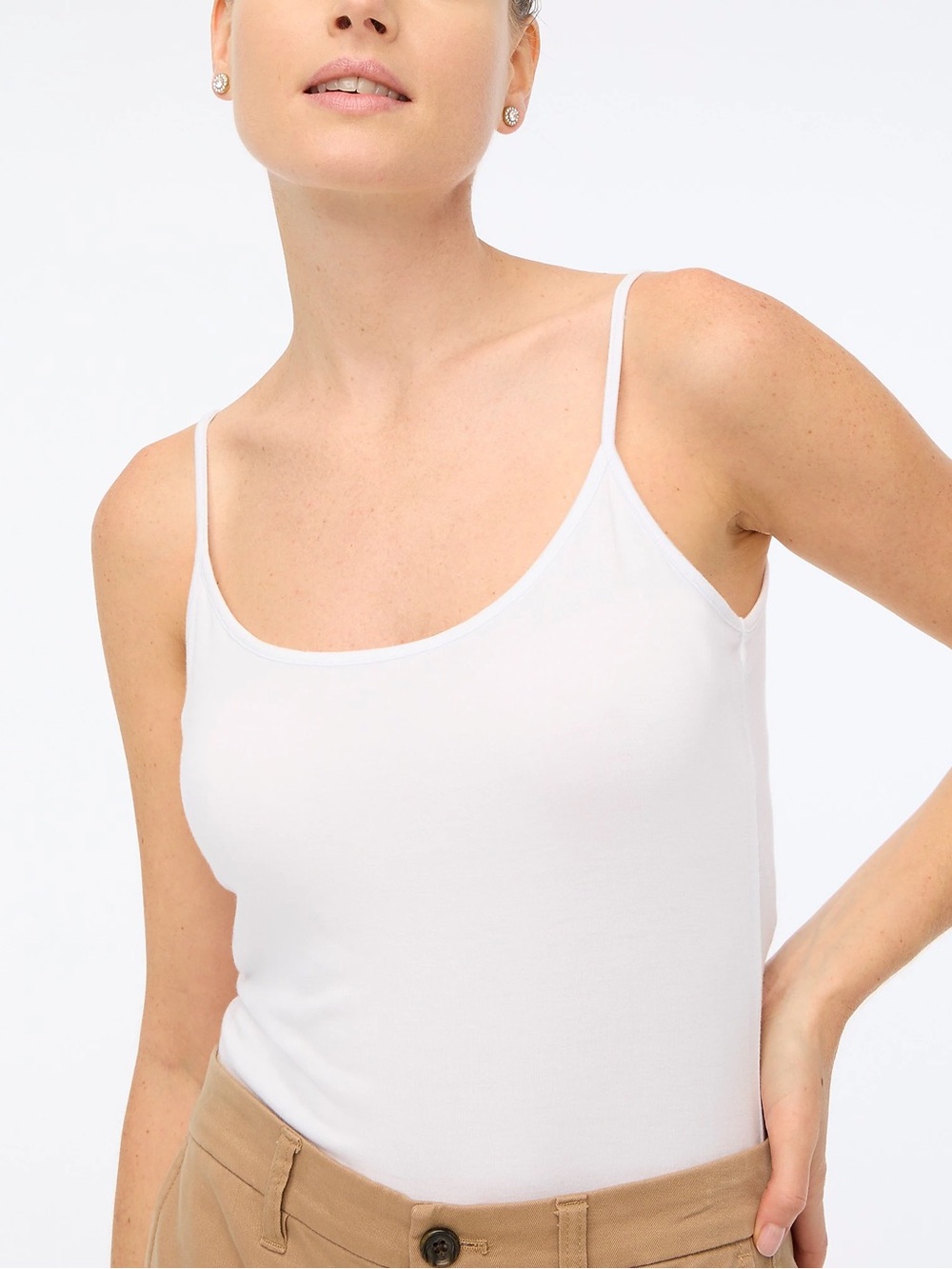 J. Crew Layering Cami in White M